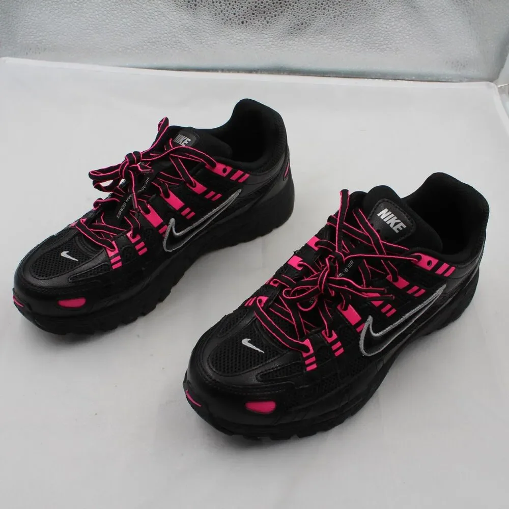 P-6000 GS Size 6Y Women 7.5 Athletic Running Sneakers Black Pink Blast NIB